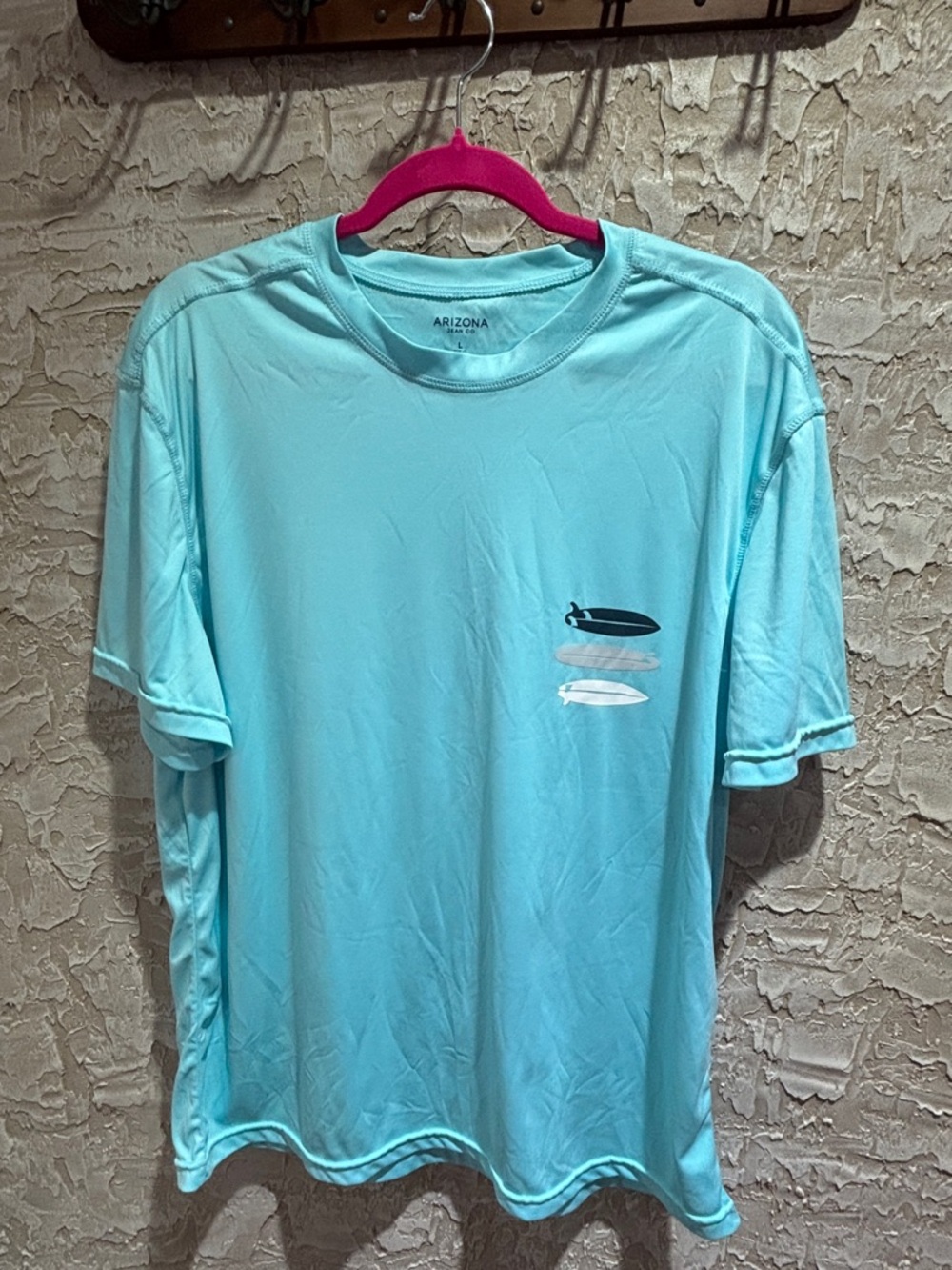 Arizona Lightweight Aqua Surf Graphic Tee